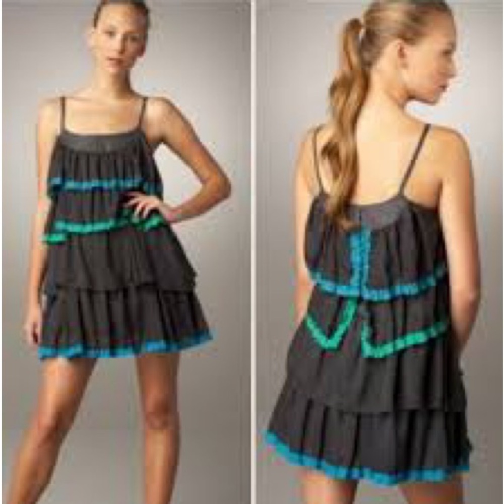 Marc by Marc Jacobs Whirlwind Tiered Chiffon Dress